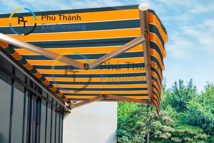 Dịch Vụ Lắp Đặt Mái Che Kéo Ra Vào Tại Bình Dương 30 Hình ảnh công trình mái che đẹp, tiện lợi