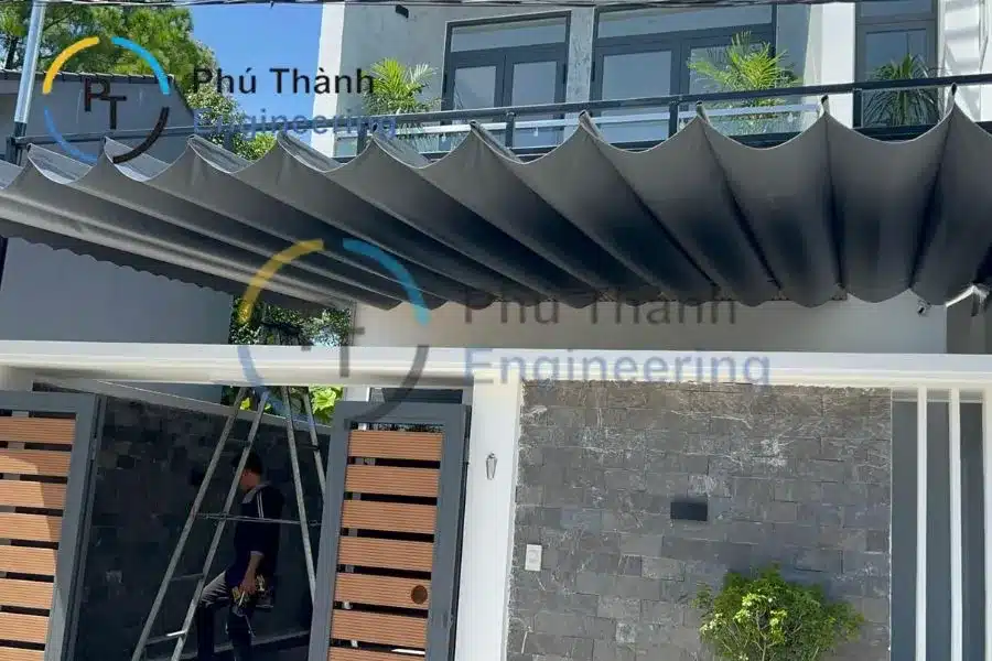 Dịch Vụ Lắp Đặt Mái Che Kéo Ra Vào Tại Bình Dương 32 Thiết kế mái che kéo gọn linh hoạt cho gia đình