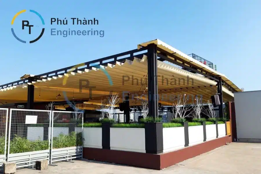 Dịch Vụ Lắp Đặt Mái Che Kéo Ra Vào Tại Bình Dương 20 Hình ảnh mái che kéo ra vào hiện đại tại Bình Dương