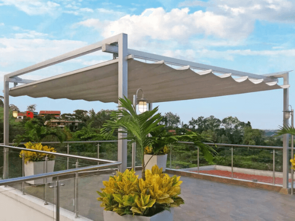 Mái Che Sân Thượng Tự Cuốn
